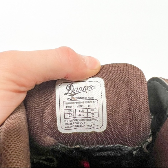 Danner Pronghorn 6” Mossy Oak Break-Up Infinity Boot Size 10.5 Men’s Leather main image 4